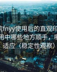 蜂鸟影院fnyy使用后的直观印象整理：日常使用中哪些地方顺手，哪些需要适应（稳定性观察）