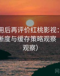 多次使用后再评价红桃影视：加载速度、清晰度与缓存策略观察（稳定性观察）
