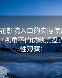围绕樱花影院入口的实际使用感想：普通用户视角下的优缺点盘点（稳定性观察）