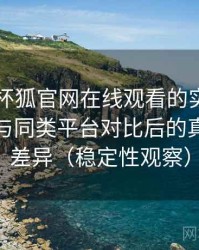 围绕茶杯狐官网在线观看的实际使用感想：与同类平台对比后的真实体验差异（稳定性观察）