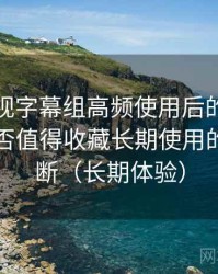 人人影视字幕组高频使用后的真实结论：是否值得收藏长期使用的个人判断（长期体验）