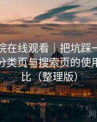 蜂鸟影院在线观看｜把坑踩一遍后的总结：分类页与搜索页的使用手感对比（整理版）