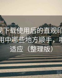 人人影视下载使用后的直观印象整理：日常使用中哪些地方顺手，哪些需要适应（整理版）
