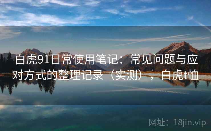 白虎91日常使用笔记：常见问题与应对方式的整理记录（实测），白虎t恤