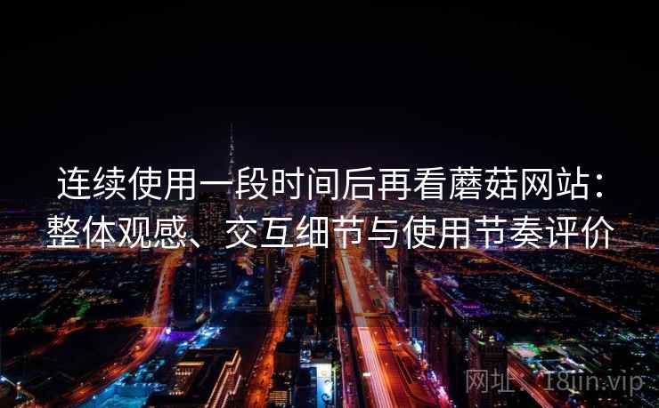 连续使用一段时间后再看蘑菇网站：整体观感、交互细节与使用节奏评价