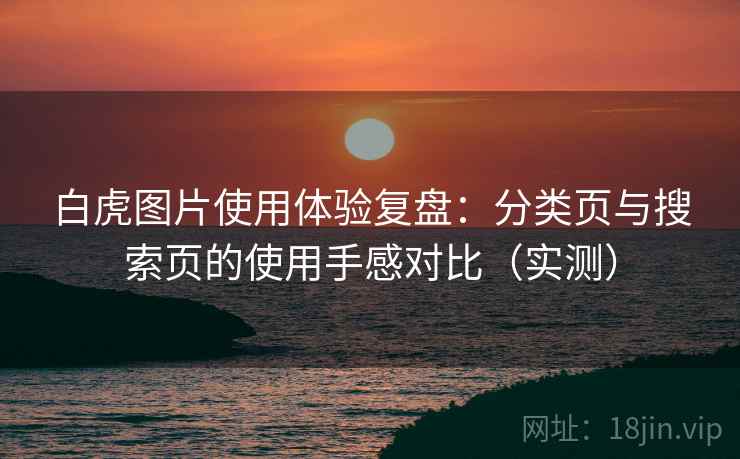 白虎图片使用体验复盘:分类页与搜索页的使用手感对比(实测) 白虎图片使用体验复盘:分类页与搜索页的使用手感对比(实测)