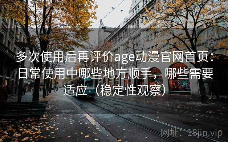 多次使用后再评价age动漫官网首页：日常使用中哪些地方顺手，哪些需要适应（稳定性观察）